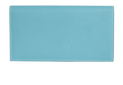 Hermes Citizen Twill Long Wallet, front view